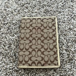 Coach passport holder